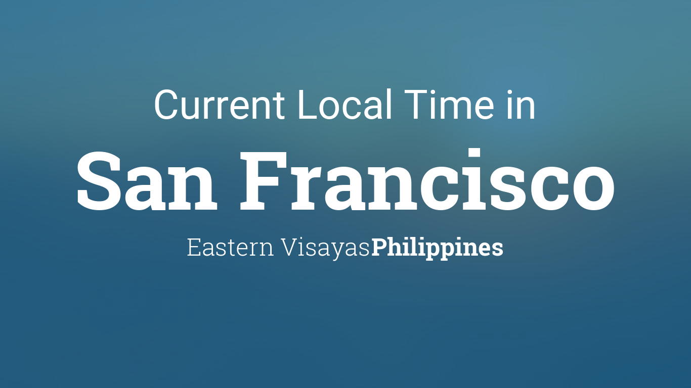 travel time from philippines to san francisco
